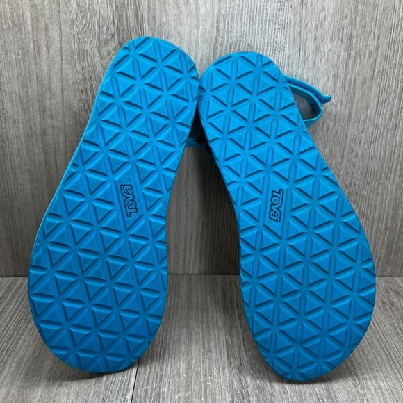 Teva Original Universal Sandals Size 8 Adjustable Strap Flat Thong Blue 1003986 - Picture 10 of 10